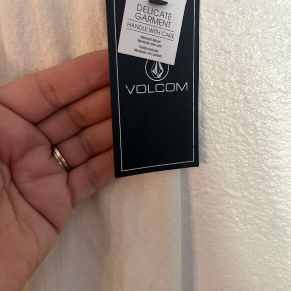 Volcom Cream Sleeveless Dress M NWT - Picture 5 of 5